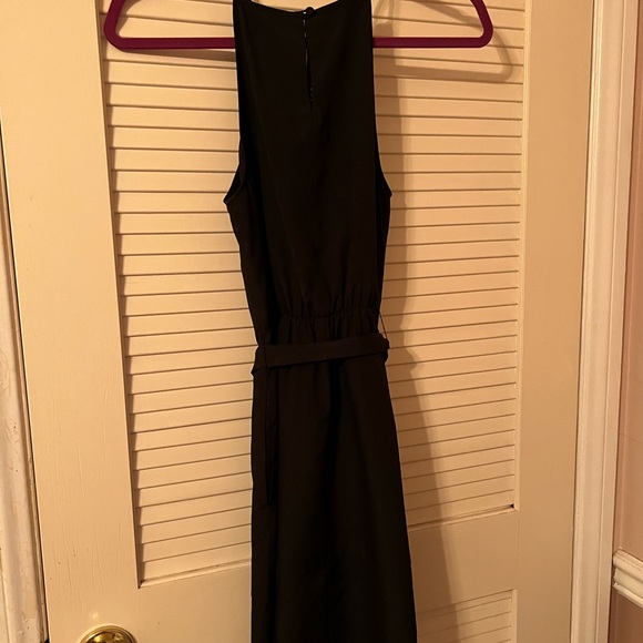 XS black halter top dress, knee length - Picture 2 of 3
